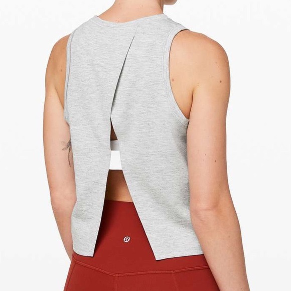 Grey Lululemon Minimal Tank - Picture 4 of 4